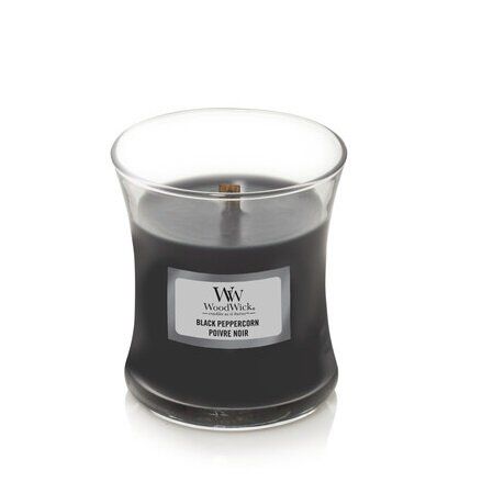 Ароматична свічка з ароматом пряного перцю Woodwick Mini Black Peppercorn 85 г Ароматична свічка з ароматом пряного перцю Woodwick Mini Black Peppercorn 85 г